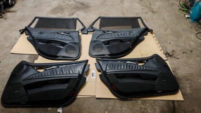 Обшивка дверь перед задняя шторка рамки кожа harman kardon mercedes w211 lift фото №1