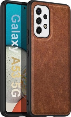 Etui Case do Samsung Galaxy A13 5G skóra brąz