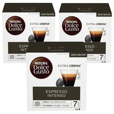 Kapsułki Nescafe Dolce Gusto Espresso Intenso 3x16