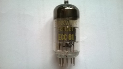 Lampa ECC81 RFT