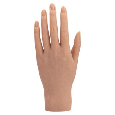 Ręka do ćwiczeń paznokci do paznokci akrylowych C lewa