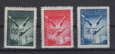 JUGOSŁAWIA- 1947 ROK, Mi. 524 - 526 **