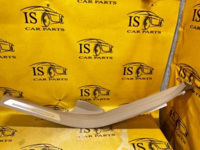 Накладка порог led задняя бежевая bh9 левая audi a8 d4 long фото №1