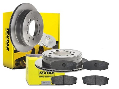 DISCOS ZAPATAS TEXTAR PARTE TRASERA LAND CRUISER 200 345MM  