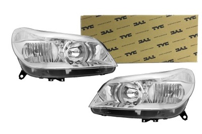 JUEGO FAROS MAN/ELE. H1+H7 CITROEN C5 04-08 TYC  