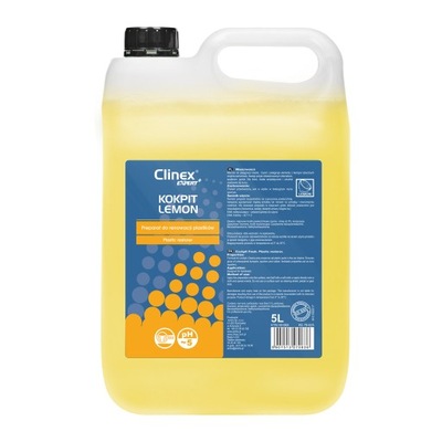 MLECZKO DO KOKPITU CLINEX EXPERT+ KOKPIT LEMON 5L