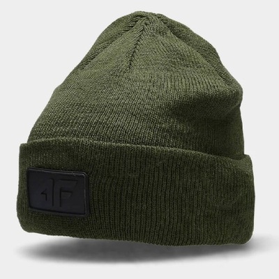 CZAPKA ZIMOWA DLA CHŁOPCA 4F BEANIE CIEPŁA JESIENNA DWUWARSTWOWA