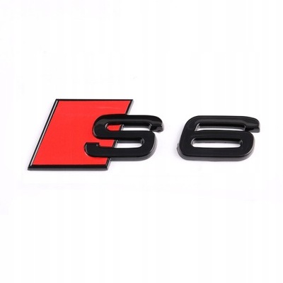 Emblemat znaczek S6 naklejka do Audi