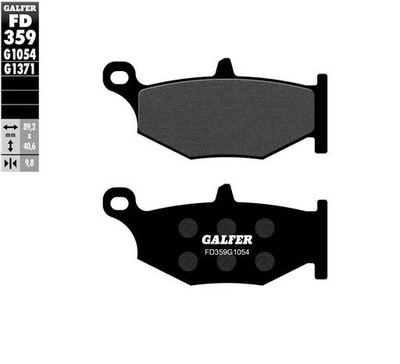 GALFER ZAPATAS DE FRENADO PARTE TRASERA SEMI METAL SUZUKI B-KING 1300  