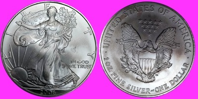 USA 1 dolar 2006 Amerykański Srebrny Orzeł /U381