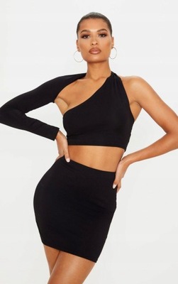 PRETTYLITTLETHING CROP TOP NA JEDNO RAMIĘ XL