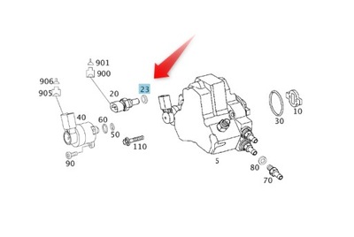 FORRO METAL CZUJ TEMPERATURA MERCEDES M648  