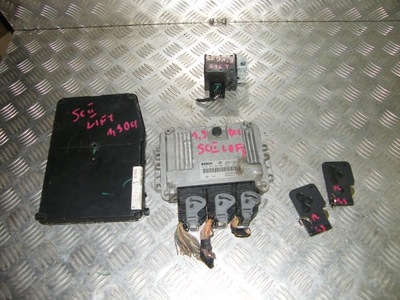 Набор стартовый карта bsi бортовой компьютер блокировка renault scenic ii 1.9dci lift фото №1