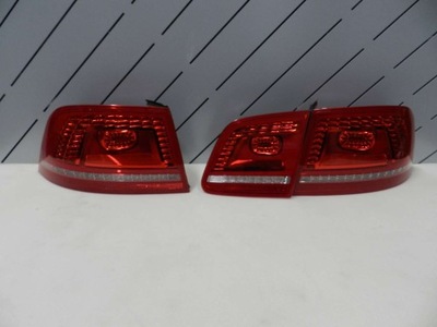Vw phaeton 3d0 рестайлінг  10-16 фара led задній ліва правий сторона plus правий кришка багажника фото №1