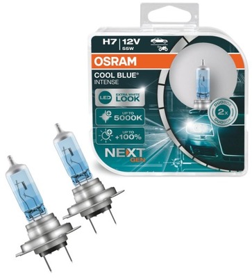 OSRAM - COOL BLUE INTENSE - ЛАМПОЧКИ H7 12V 55W - DUOBOX