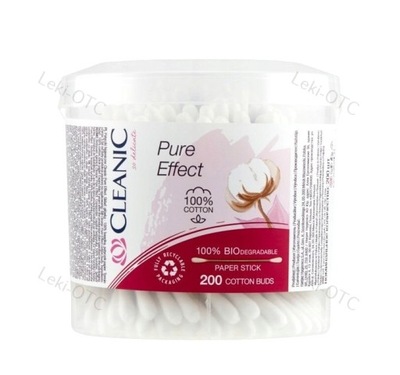 Cleanic Pure Effect Patyczki Higieniczne 200 sztuk
