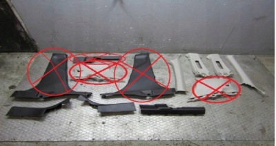 Hr-v 2 18r накладка стойка порог накладка пластик фото №1