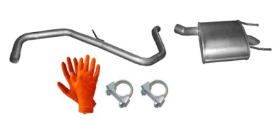 Chevrolet malibu 2.0 cdti 118kw od 2012r. труба средняя + гаситель конечный фото №1