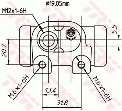 CILINDRO DE FRENADO CITROEN C3 02-03, C2 03-09  