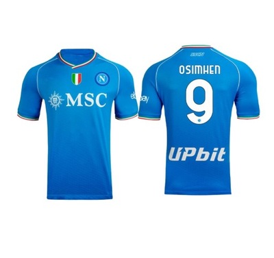 Koszulka piłkarska z krótkim rękawem S.S.C. Napoli home Nr 9 OSIMHEN