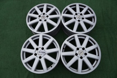 ALLOY WHEELS (TITANIUM) SEAT TOLEDO LEON SKODA OCTAVIA II VW GOLF V VI AUDI A3  