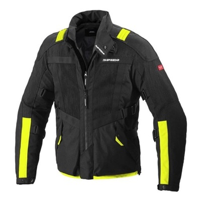 CHAQUETA MOTOCICLETA SPIDI NETRUNNER AMARRILLO FLUO CZARNY/ZOLTY FLUO REGALO  