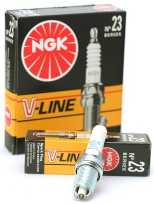 BUJÍA DE ENCENDIDO NGK V-LINE 23 BKR5EK 4483 X4 JUEGO  