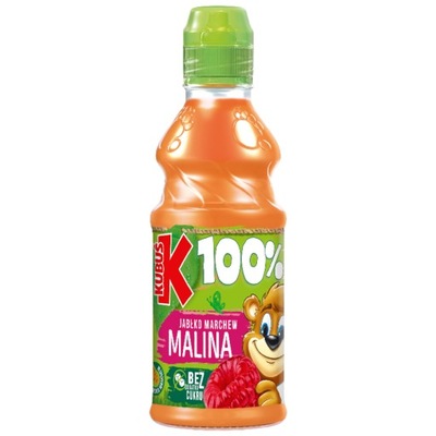 Kubuś 100% Sok jabłko-marchew-malina 300 ml