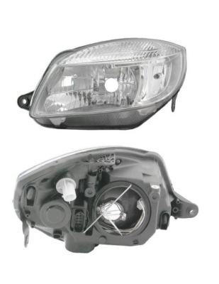 Фара лампа передняя skoda fabia 2 07-10 l/p фото №1