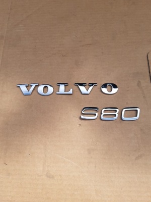 EMBLEM LOGO SIGN REAR VOLVO S80  