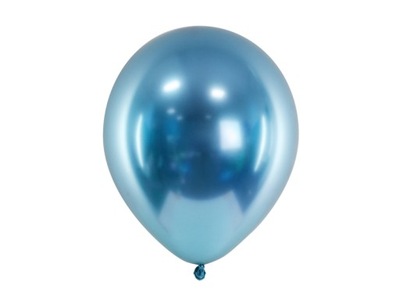 Balony Glossy 30cm niebieskie