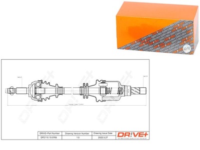 ПІВВІСЬ ПРИВІДНА RENAULT MEGANE 03-09 L DRIVE+