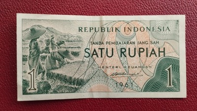 1 RUPIA INDONEZJA 1961 st.+3
