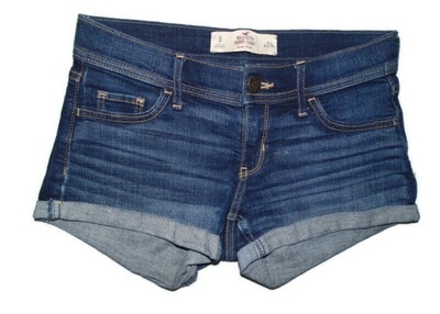 HOLLISTER ABERCROMBIE SPODENKI SZORTY S PAS 37cm