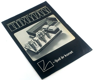 LUXMAN HiFI ORYGINALNY PROSPEKT 1972