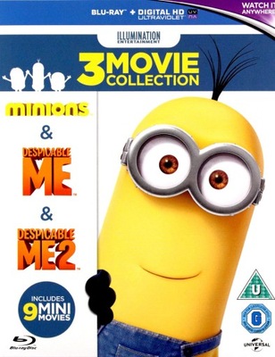 MINIONKI KOLEKCJA [3xBLU-RAY]