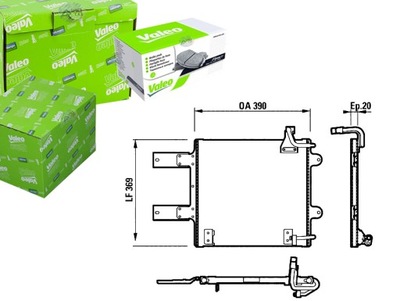 Конденсатор радиатор кондиционера valeo tsp0225373 фото №1