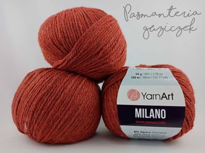 Włóczka YarnArt Milano 857 rudy