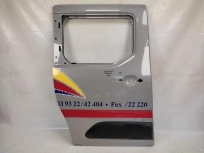 Berlingo iii multispace partner двері ліва бічний зсувні задня 2018- фото №1