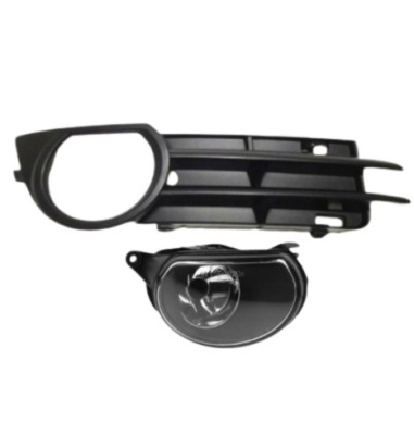 Audi a3 8p 2003-2008 решітка радіатора заглушка решітка бампера + лампа протитуманна фара правий фото №1