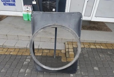 Тунель захист радіатора вентилятора daf 85 cf фото №1