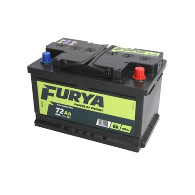 АКУМУЛЯТОР FURYA 72AH 600A P+