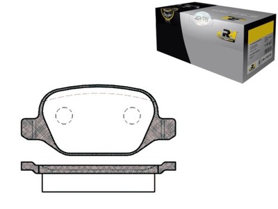 Roadhouse тормозные колодки тормозные alfa romeo 147 156 gt f фото №1