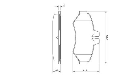 BOSCH 0 986 424 516 КОЛОДКИ ДИСКОВЫЕ ТОРМОЗНОЕ фото