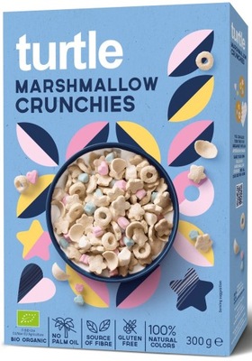 CHRUPKI ZBOŻOWE Z PIANKAMI BEZGLUTENOWE BIO TURTLE