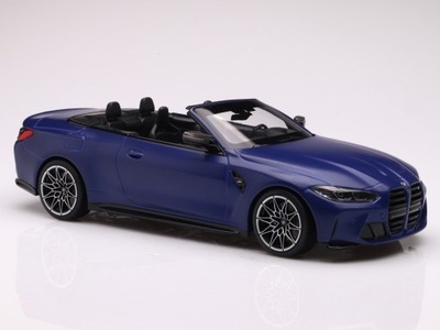 BMW M4 (G83) Cabriolet - 2020, blue metallic Minichamps 1:18