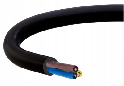 Przewód kabel gumowy OW H05RR-F 3x1,5 300/500V 1m