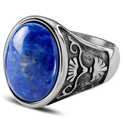 Atlantis | Sygnet z lapis lazuli