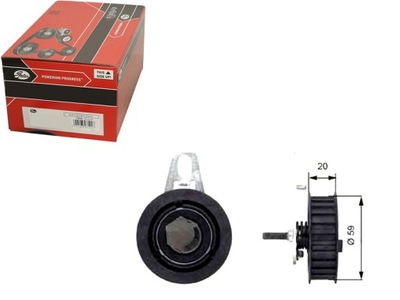 Ролик натяжная ремень распределительного вала alfa romeo 145 146 фото №1