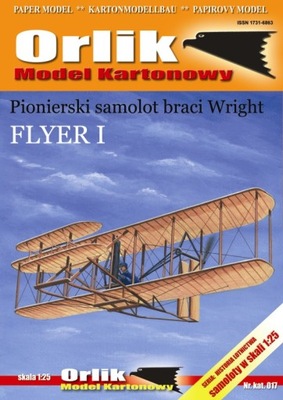 ORLIK 017. Samolot Wright - Flyer I